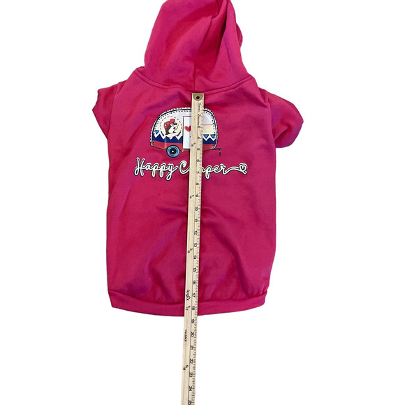 Buc-ee's Pink Happy Camper Dog Hoodie‎ sz XL - Picture 4 of 5